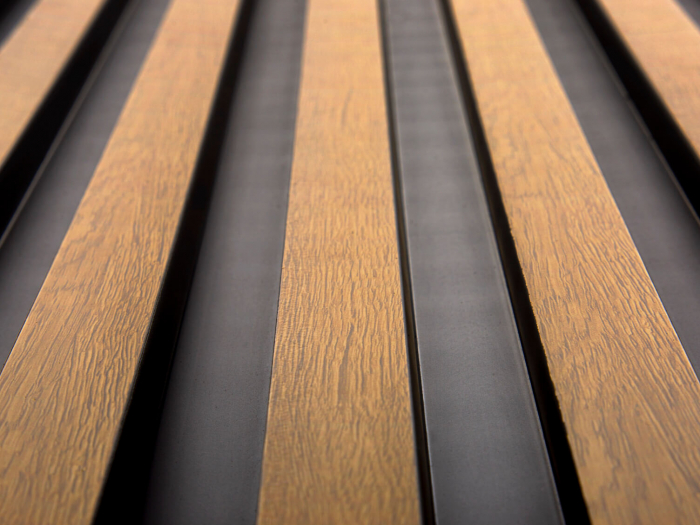 Panou riflat Polimer Rigid Polyforce Mardom Largo 2700x115x20mm L0305 Natural Oak [7]