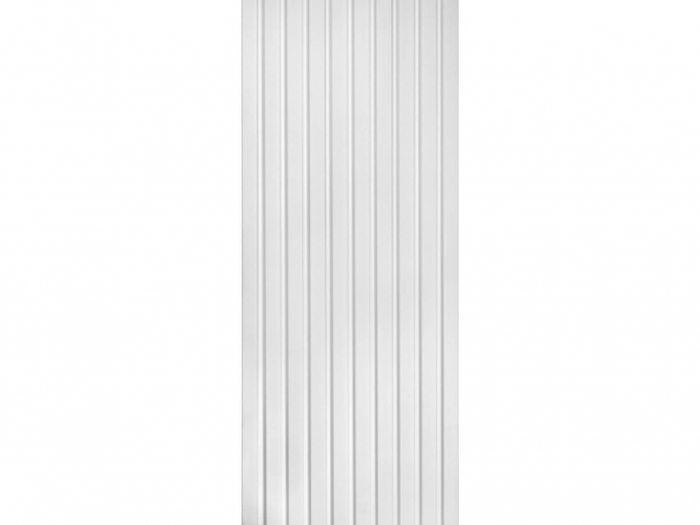 Panou riflat Polimer Rigid Polyforce Mardom Medio 2700x121x12mm L0201 Alb Mat [10]