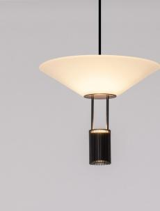 Pendul Nova Luce ANAFI 9695275 Sandy Black Carbon Steel, Aluminium,Acrylic & Glass LED 8W 395lm 3000K IP20 [2]