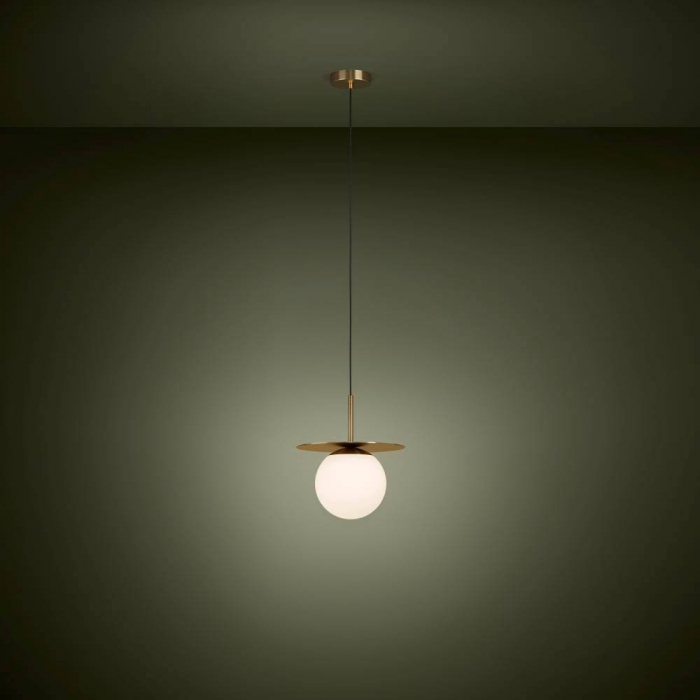 Pendul EGLO ARENALES 39952, E27 1X40W Ø180, Alama periata, Alb [2]