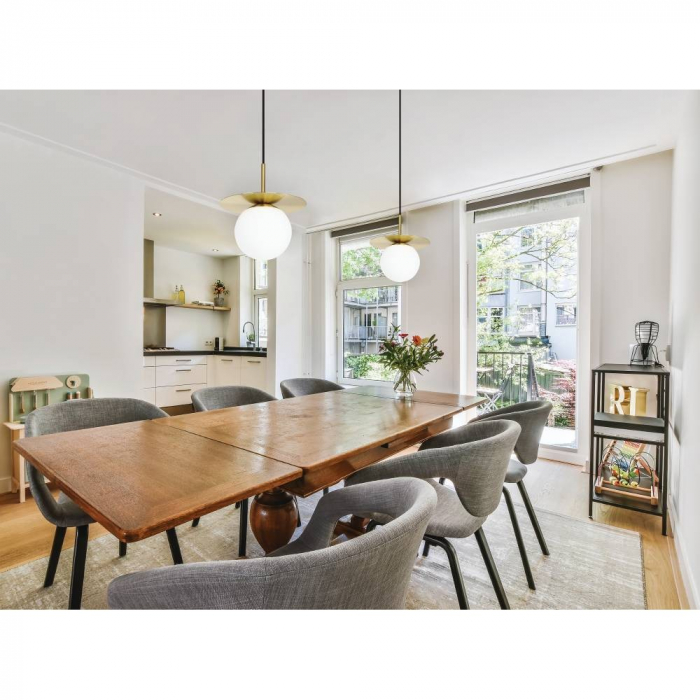 Pendul EGLO ARENALES 39952, E27 1X40W Ø180, Alama periata, Alb [3]