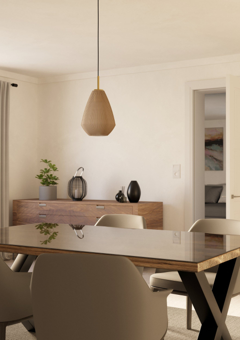 Pendul EGLO Caprarola 900812 E27 1X40W 220-240V,50/60Hz H 1100mm x Ø200mm otel alama periata sticla satinata sandy IP20 [2]