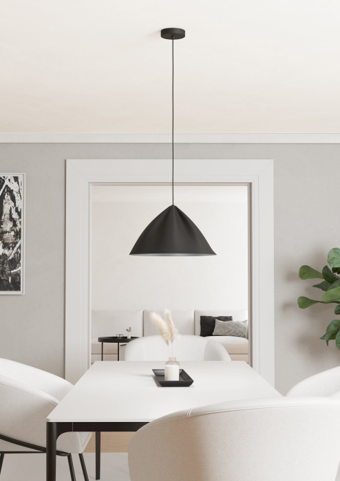 Pendul EGLO Podere 900835 E27 1X40W 220-240V,50/60Hz H 1100mm x Ø425mm otel negru  IP20 [6]