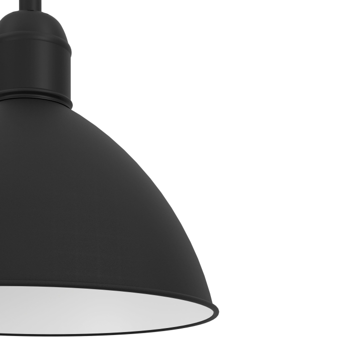 Pendul EGLO Priddy 43878 E27 1X40W 220-240V,50/60Hz H 1100mm x Ø305mm otel negru/alb  IP20 [3]