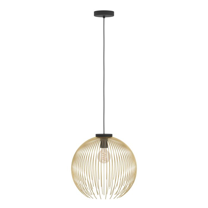 Pendul EGLO Venezuela 901003 E27 1X40W 220-240V,50/60Hz H 1100mm x Ø400mm otel negru/gold  IP20 [4]