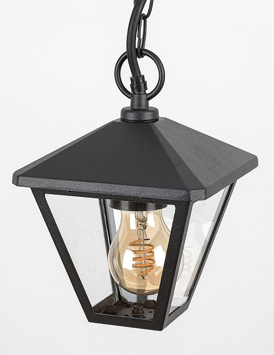 Pendul exterior Rabalux Paravento E27 aluminiu black stil clasic, IP44 7149 [3]