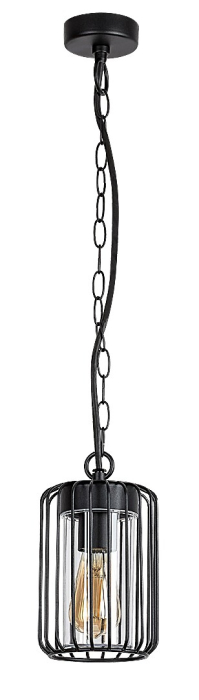 Pendul exterior Rabalux Tarpa E27 metal black stil industrial, IP44 77107 [2]