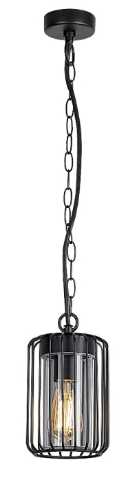 Pendul exterior Rabalux Tarpa E27 metal black stil industrial, IP44 77107 [3]