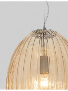 Pendul HECTOR Nova Luce 9190032 1xE27 IP20 Chrome Champagne [1]