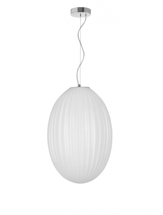 Pendul HECTOR Nova Luce 9190033 1xE27 IP20 Chrome [1]