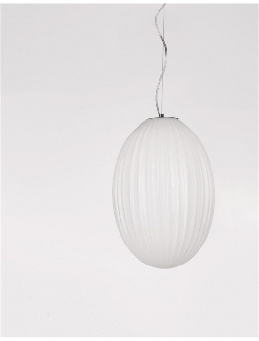 Pendul HECTOR Nova Luce 9190033 1xE27 IP20 Chrome [3]