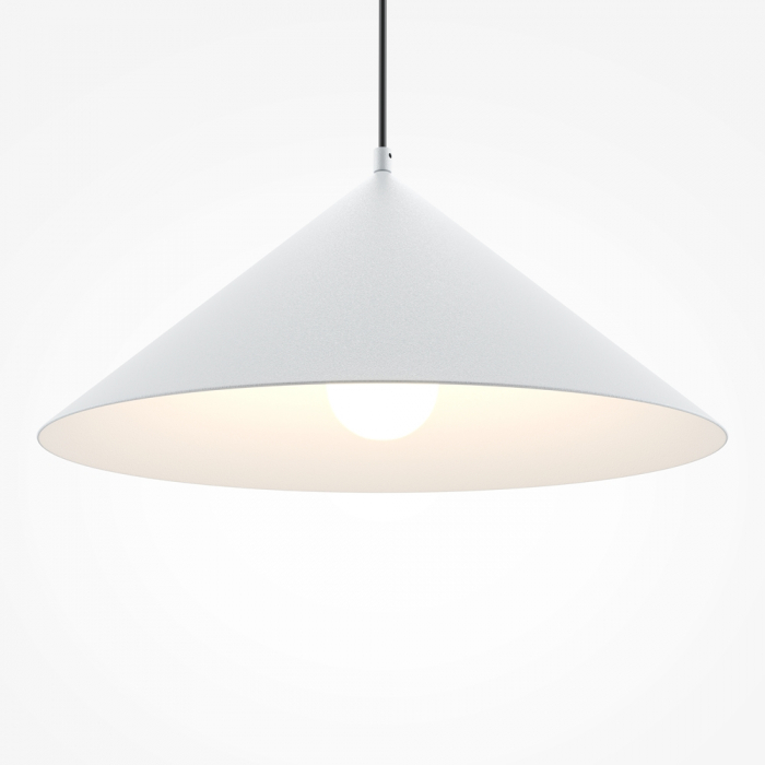 Pendul Maytoni Basic colors MOD167PL-01W E27 1x40W -  Metal Alb IP20 [3]