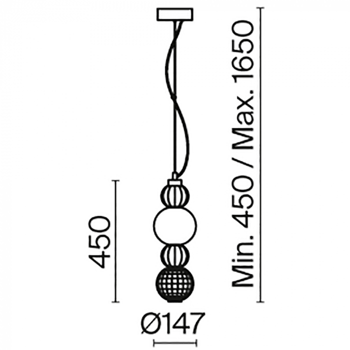 Pendul Maytoni Collar P069PL-L17G3K LED 17W 3000K 950lm Meetal Gold IP20 [4]
