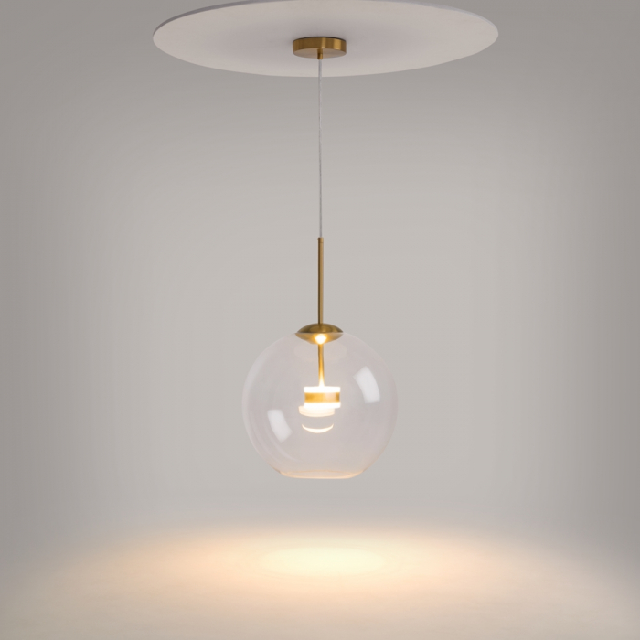 Pendul Maytoni Cometa MOD056PL-L12G3K LED 12W 3000K 750lm Metal Gold IP20 [4]