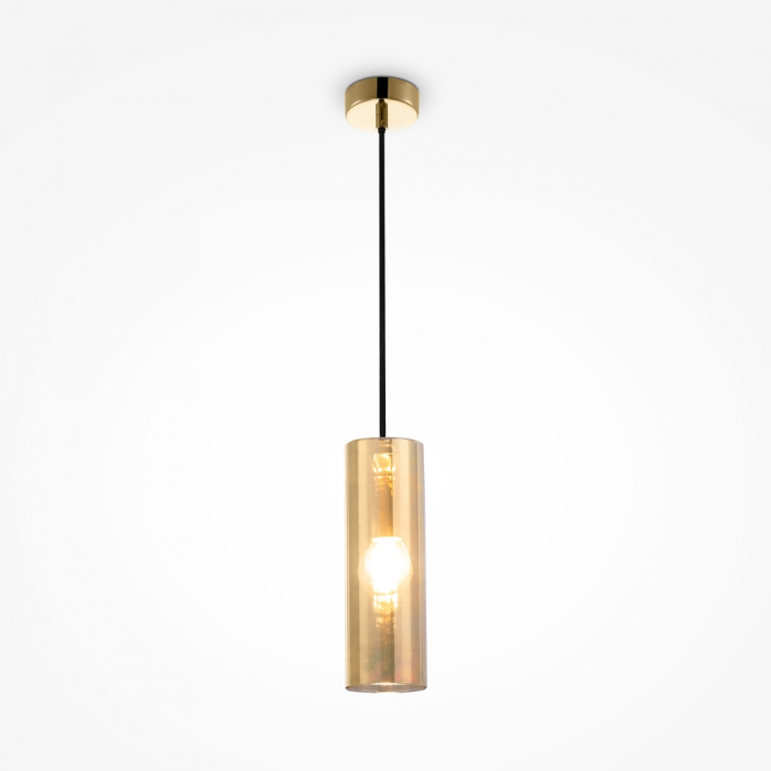 Pendul Maytoni Gioia P011PL-01G E14 1x40W -  Metal/Glass Gold IP20 [2]