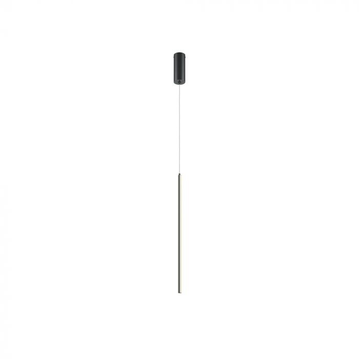 Pendul Maytoni Halo MOD246PL-L12BK LED 11W 3000K-4000K 600lm Aluminiu Black IP20 [4]