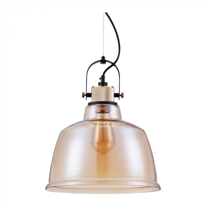 Pendul Maytoni Irving T163PL-01R E27 1x40W -  Metal/Glass Black/Champagne IP20 [2]