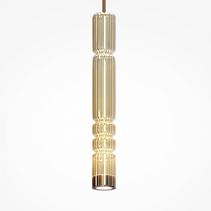 Pendul Maytoni Ordo MOD272PL-L12BS3K LED 12W 3000K 1600lm Metal/Glass Gold IP20 [4]
