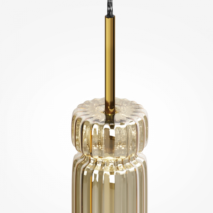 Pendul Maytoni Ordo MOD272PL-L12BS3K1 LED 12W 3000K 1600lm Metal/Glass Gold IP20 [3]