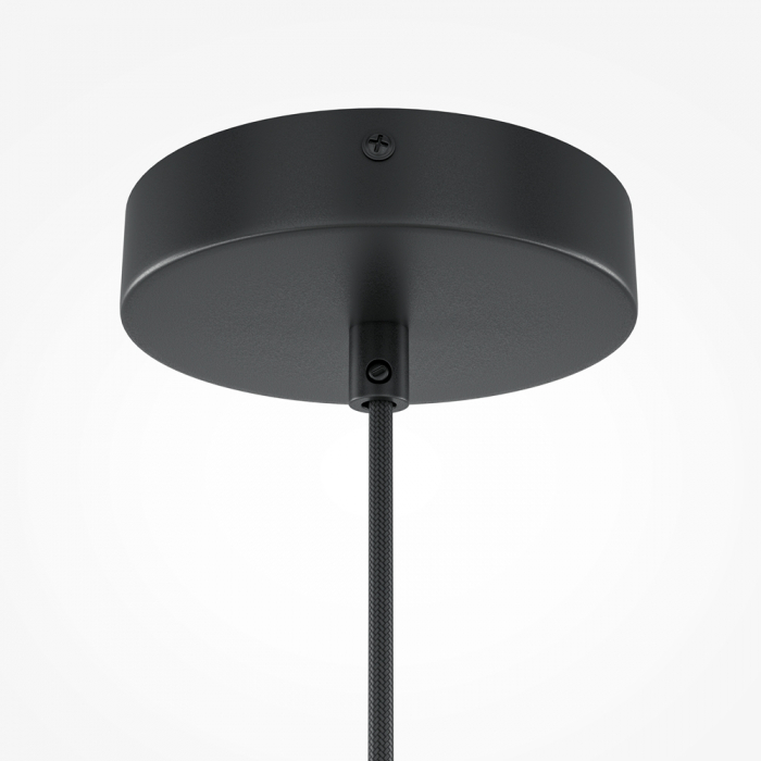 Pendul Maytoni Roots MOD192PL-01W1 E27 1x40W -  Metal/Wood Black IP20 [3]