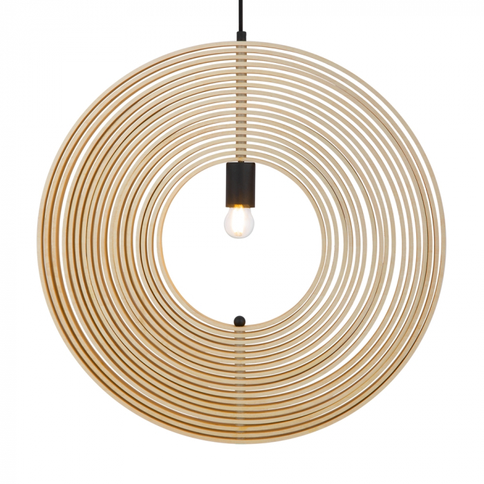 Pendul Maytoni Roots MOD197PL-01W2 E27 1x40W -  Metal/Wood Black IP20 [3]