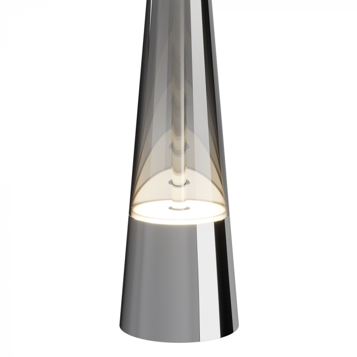 Pendul Maytoni Sintesi P090PL-L12CH3K LED 12W 3000K 420lm Metal/Glass Black/Chrome IP20 [2]