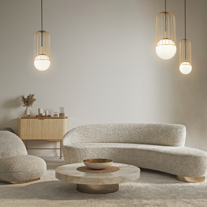 Pendul Maytoni Telford P363PL-01G E27 1x60W -  Metal Gold IP20 [2]