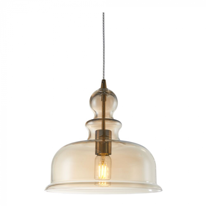 Pendul Maytoni Tone P001PL-01BZ E27 1x60W -  Metal Glass Brass IP20 [3]