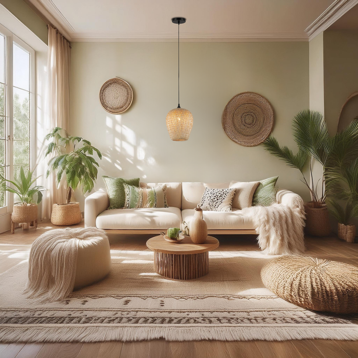 Pendul  Milagro Alma E27 1xE27   230V Black Metal & Bambus IP20 [3]