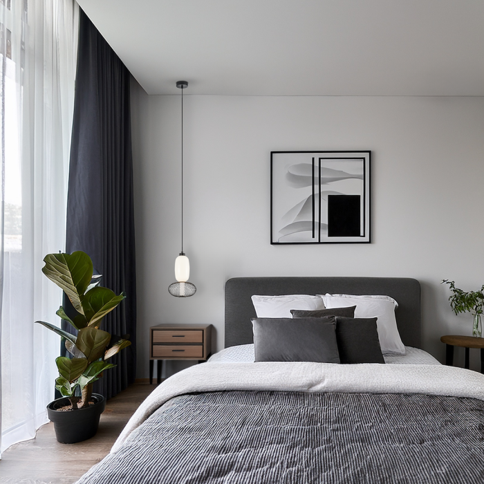 Pendul Milagro Arame LED 15W 1563lm 3000K 230V Black Metal & Sticla IP20 [4]