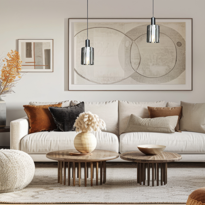 Pendul Milagro Arcadia E27 1xE27   230V Black Metal & Sticlă IP20 [3]