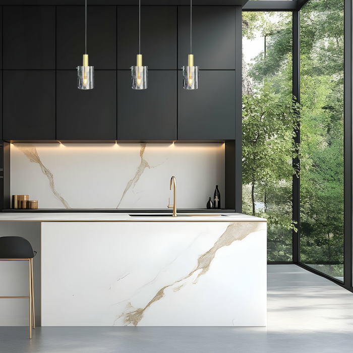 Pendul Milagro Arcadia E27 1xE27   230V Gold Metal & Sticlă IP20 [3]