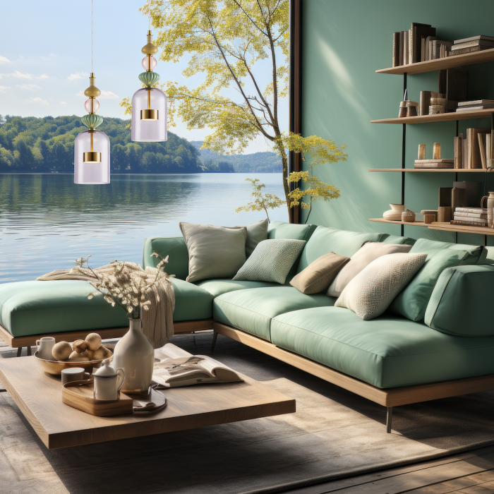 Pendul Milagro Arte LED 12W 1399lm 3000K 230V Multicolor Metal & Sticlă IP20 [3]