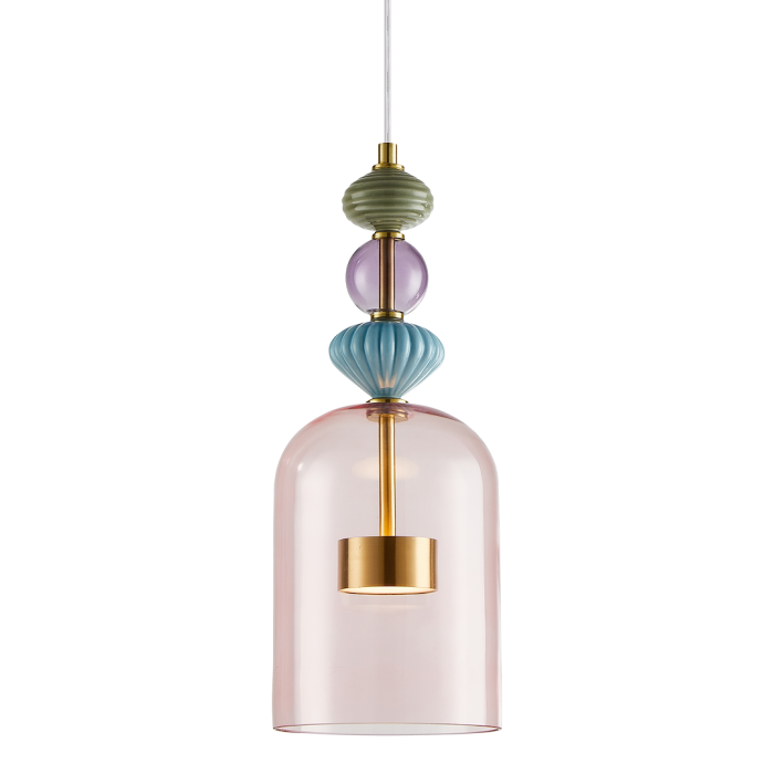 Pendul Milagro Arte LED 12W 1399lm 3000K 230V Multicolor Metal & Sticlă IP20 [2]