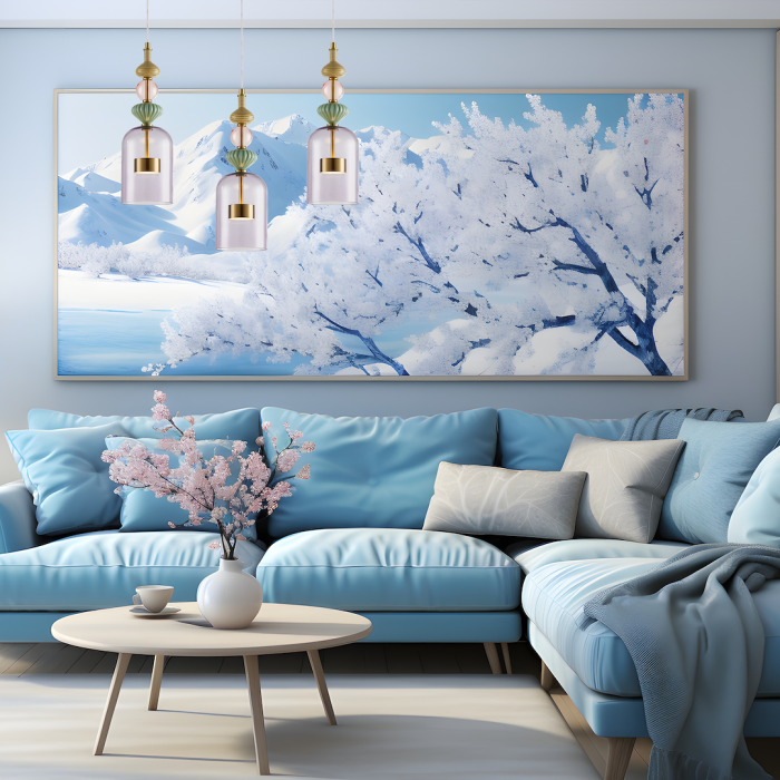 Pendul Milagro Arte LED 12W 1399lm 3000K 230V Multicolor Metal & Sticlă IP20 [4]