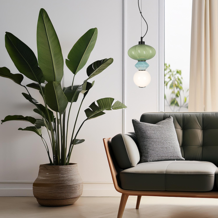 Pendul Milagro Ascoli LED 8W 1478lm 3000K 230V Multicolor Metal & Sticla & Ceramica IP20 [3]