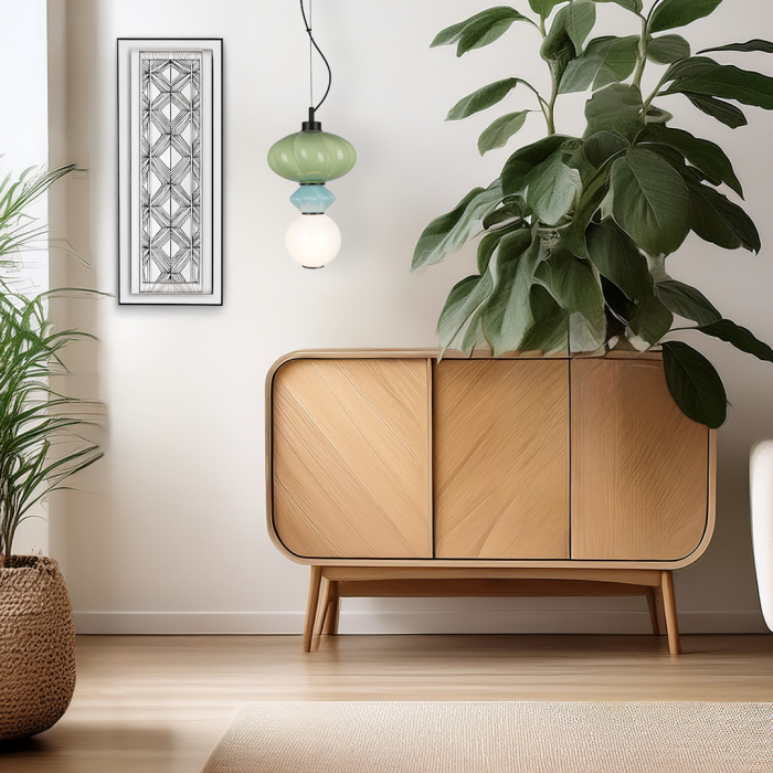 Pendul Milagro Ascoli LED 8W 1478lm 3000K 230V Multicolor Metal & Sticla & Ceramica IP20 [4]