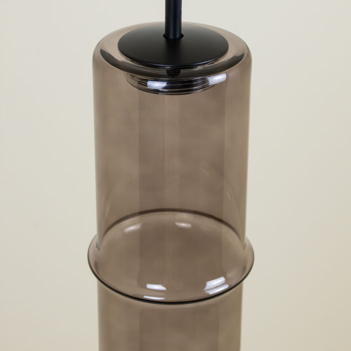 Pendul Milagro Bato LED 4W 388lm 3000K 230V Coffee & Black Metal & Sticla IP20 [4]