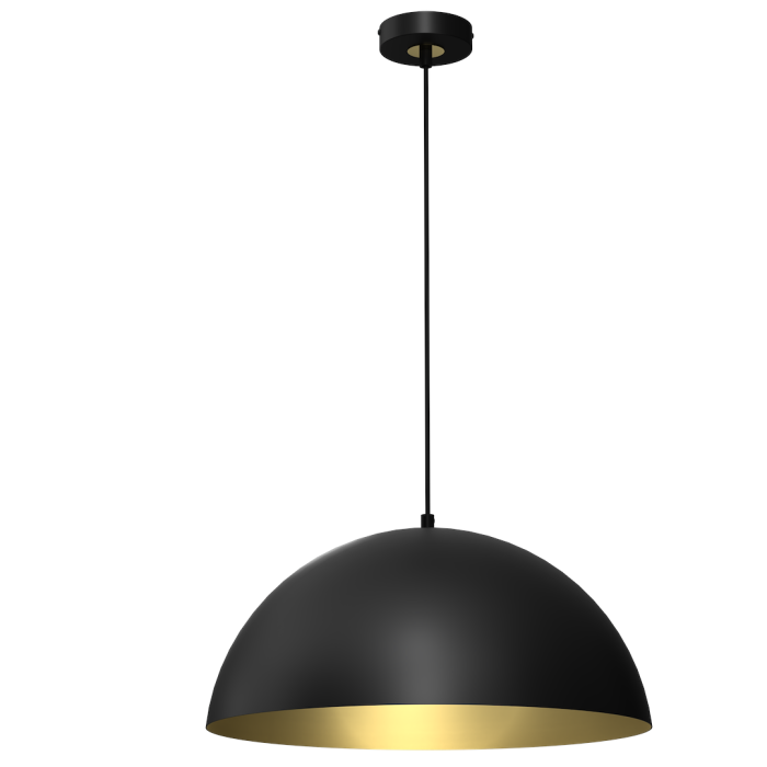 Pendul Milagro Beta  1xE27   230V/50Hz Black & Gold Metal IP20 [7]