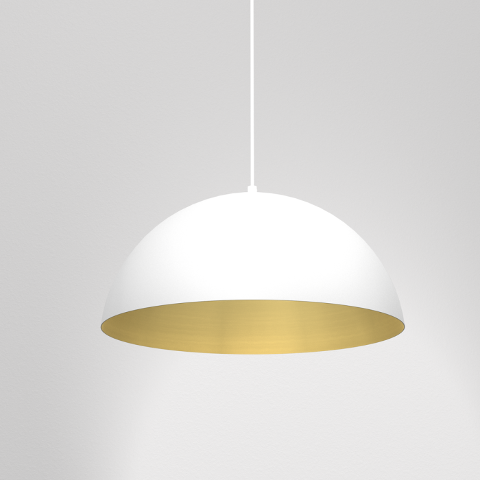 Pendul Milagro Beta  1xE27   230V/50Hz White & Gold Metal IP20 [3]