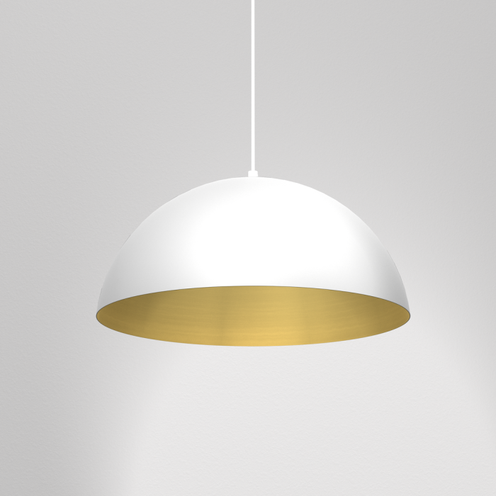 Pendul Milagro Beta  1xE27   230V/50Hz White & Gold Metal IP20 [3]