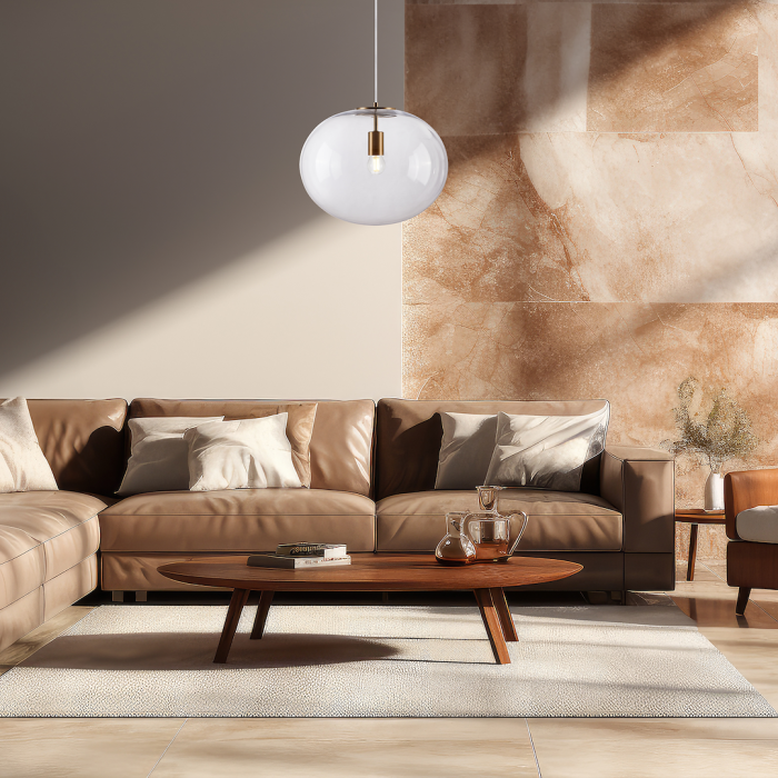 Pendul Milagro Campania  1xE27 max 60W   230V/50Hz Gold Metal & Sticla IP20 [3]