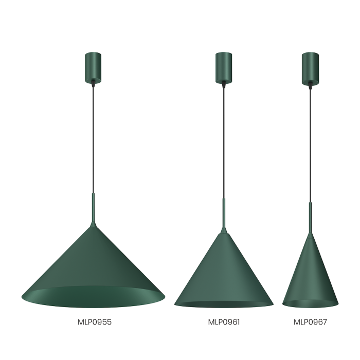 Pendul Milagro Capital  1xGX53   230V/50Hz Emerald Green Metal IP20 [5]