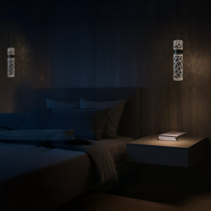 Pendul  Milagro Lagos LED 8W 640 lm 4000K 230V Gold Metal & Plastic IP20 [3]