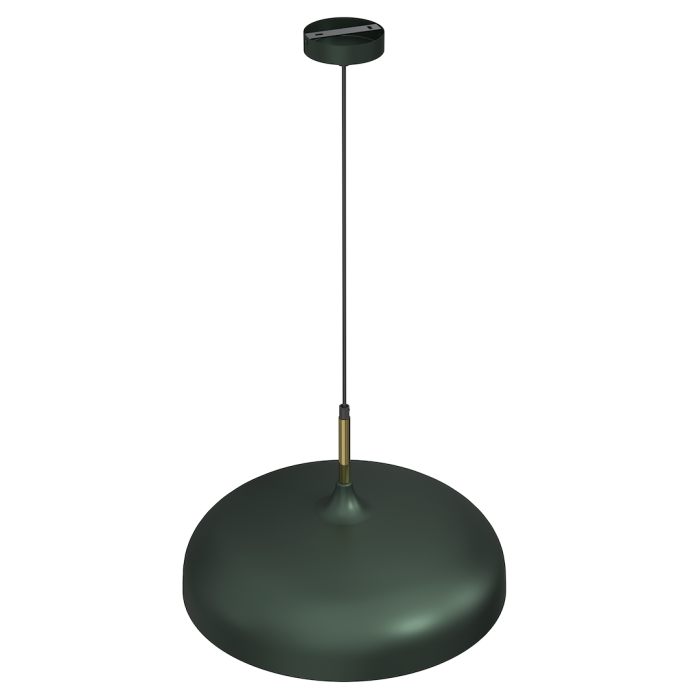 Pendul Milagro Lincoln  1xE27 60W   230V/50Hz Green & Gold Metal IP20 [2]