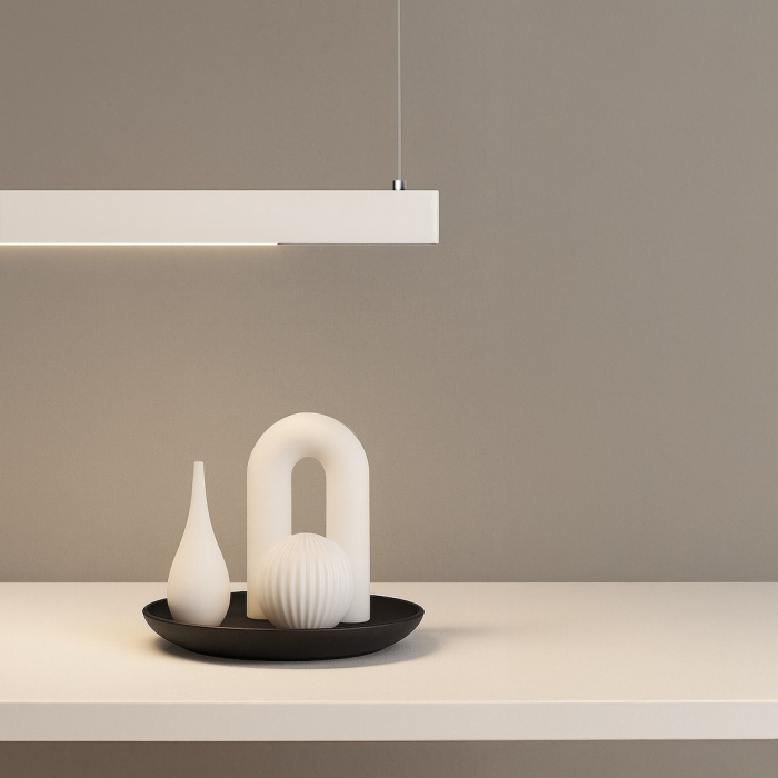 Pendul  Milagro Linea LED 36W 1800lm 3000K/4000K/5700K 230V White Aluminiu IP20 [3]