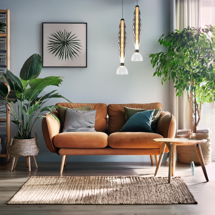 Pendul Milagro Lucco LED 18W 2346lm 3000K 230V Fume Metal & Sticla IP20 [3]