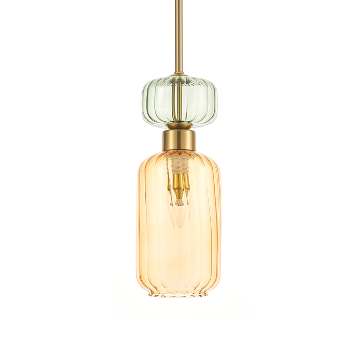 Pendul Milagro Molly E14 1xE14   230V Chihlimbar Metal & Sticlă IP20 [3]