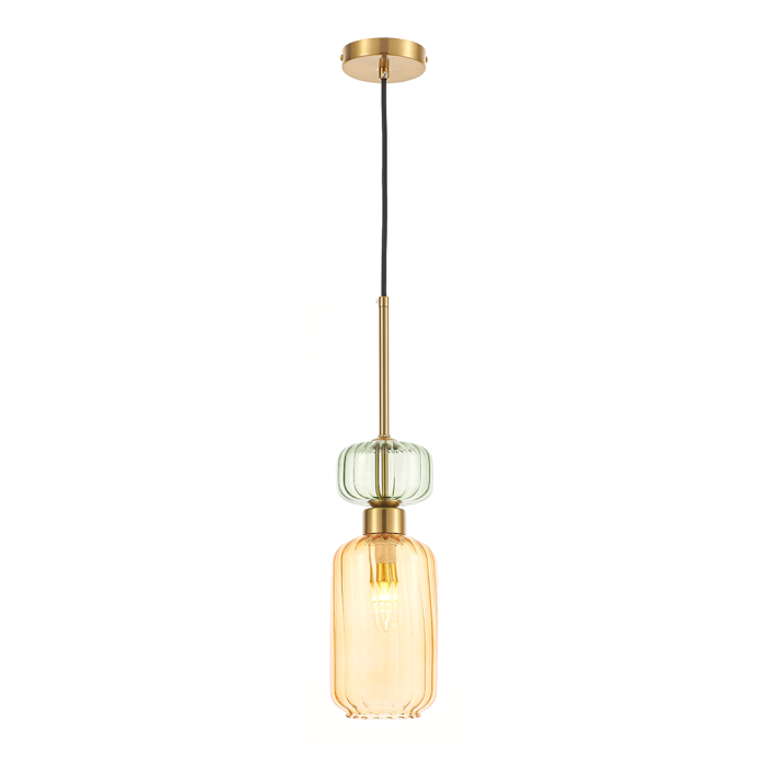 Pendul Milagro Molly E14 1xE14   230V Chihlimbar Metal & Sticlă IP20 [2]