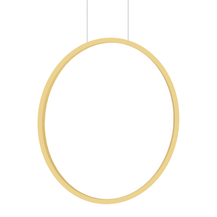 Pendul Milagro Saturno LED 28W 1500lm 4000K 230V Gold Aluminiu & Plastic IP44 [2]